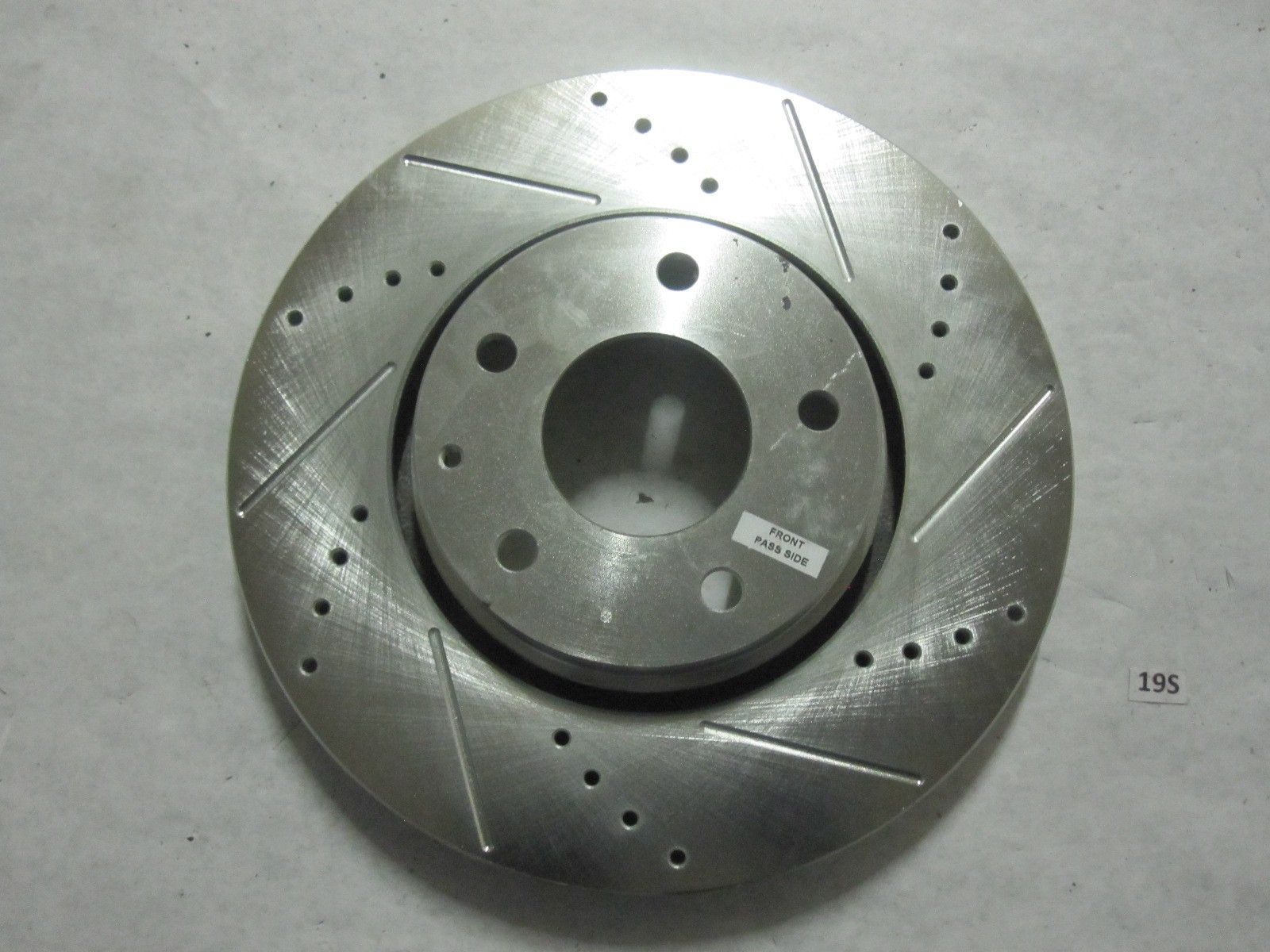One PowerStop JBR1745 XR Right Rotor, Front Drilled and Slotted