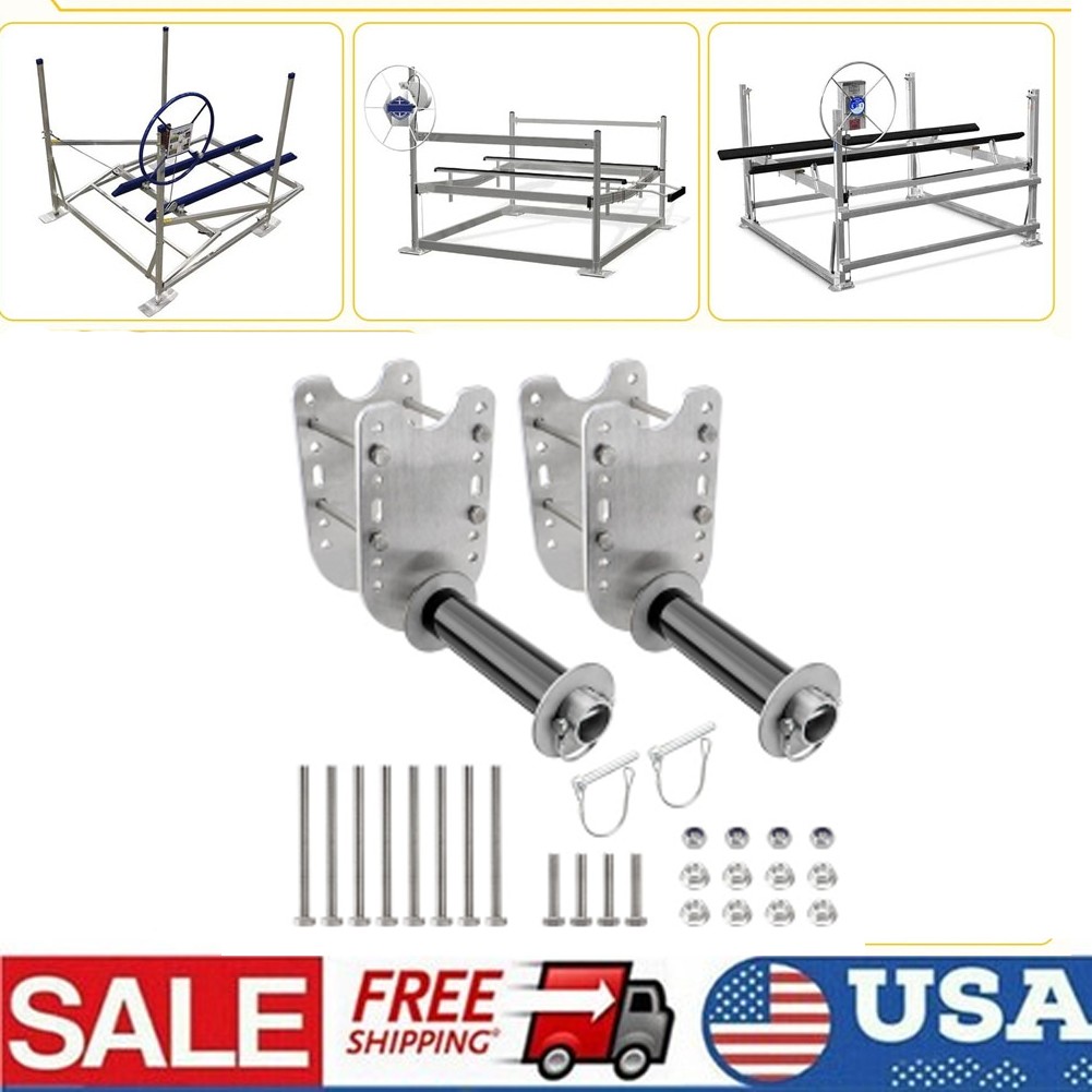 2x Heavy Duty Boat Lift Wheel Kit, Adjustable Boat Lift Wheel Bracket Universal 2x Heavy Duty Boat Lift Wheel Kit, Adjustable Boat Lift Wheel Bracket Universal