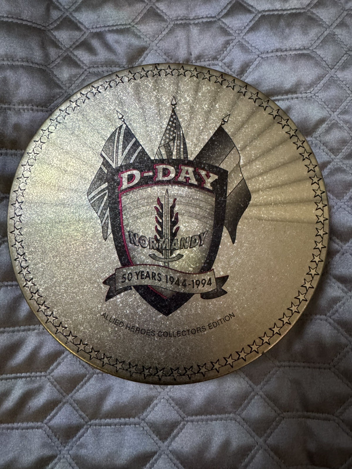 D-Day Normandy Allied Heroes 50 Years Brass Zippo Lighter Collector’s Set NEW