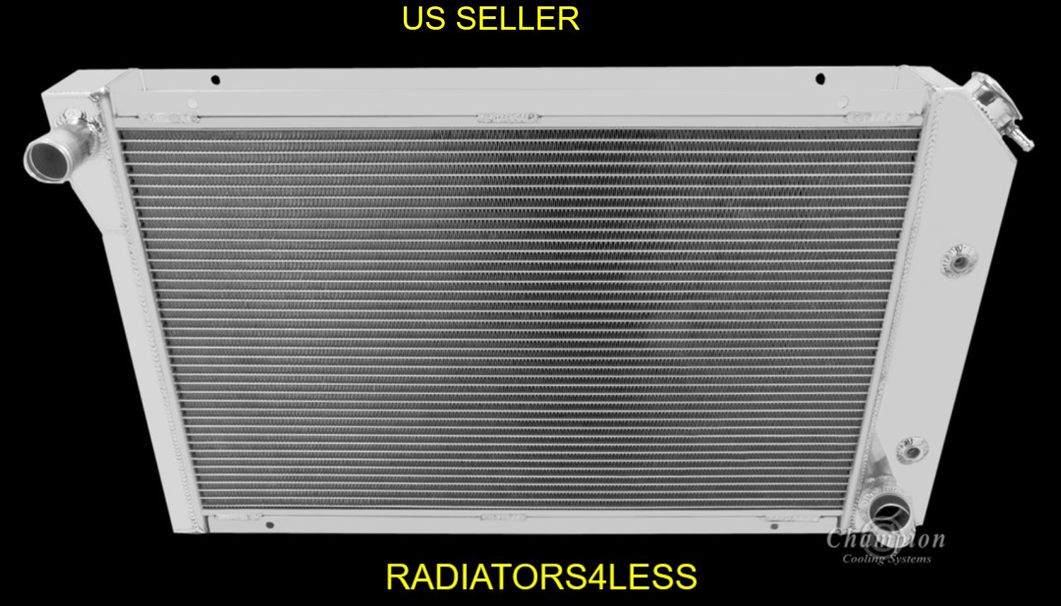 NEW CHAMPION 3 ROW ALL ALUMINUM RADIATOR 77 78 79 80 81 82 CHEVY CORVETTE