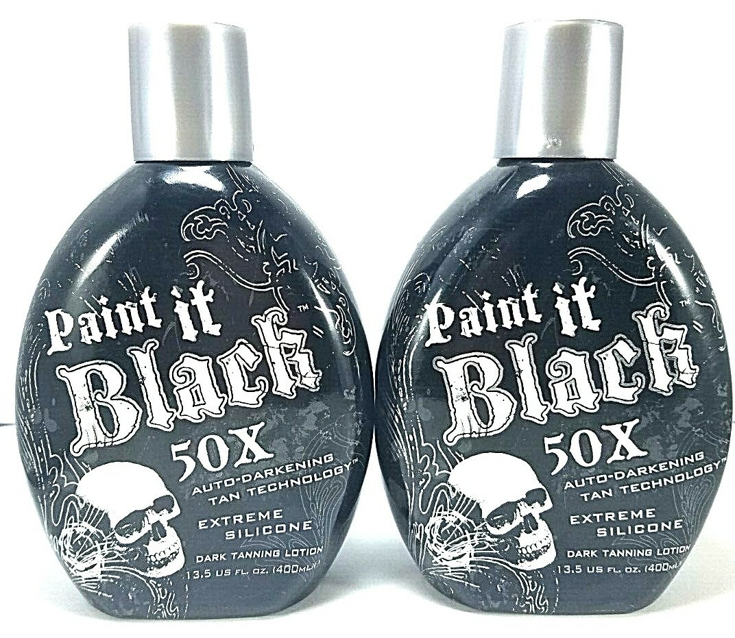 Millenium Tanning New Paint It Black Auto-darkening Dark Tanning Lotion 2 Pack