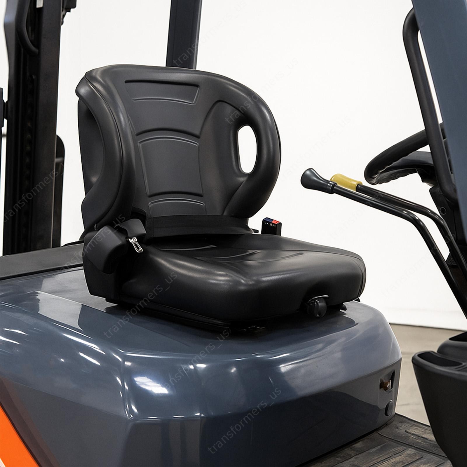 MOLDED FOR TOYOTA FORKLIFT SUSPENSION SEAT W/ SEATBELT & SWITCH PREMIUM QUALITY