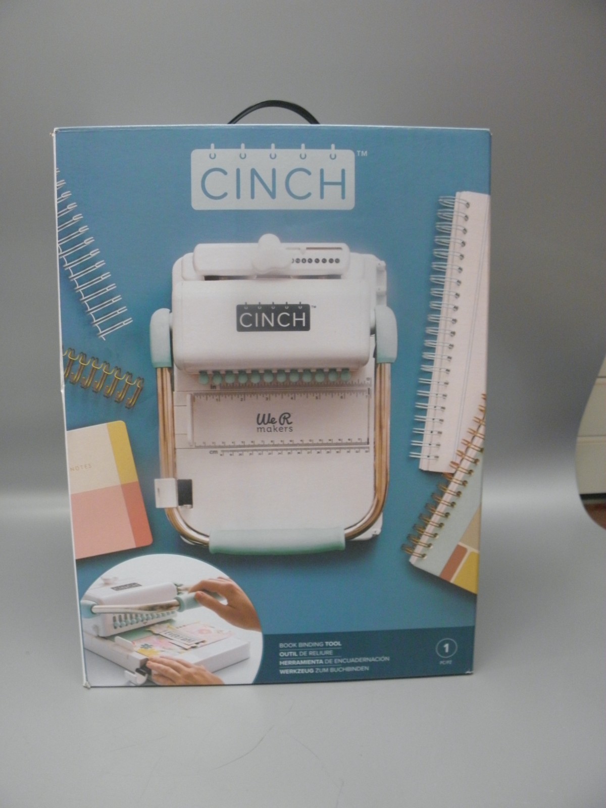 WE R MAKERS THE CINCH BOOK BINDING TOOL  VER 2  71050-9 SPIRAL NEW
