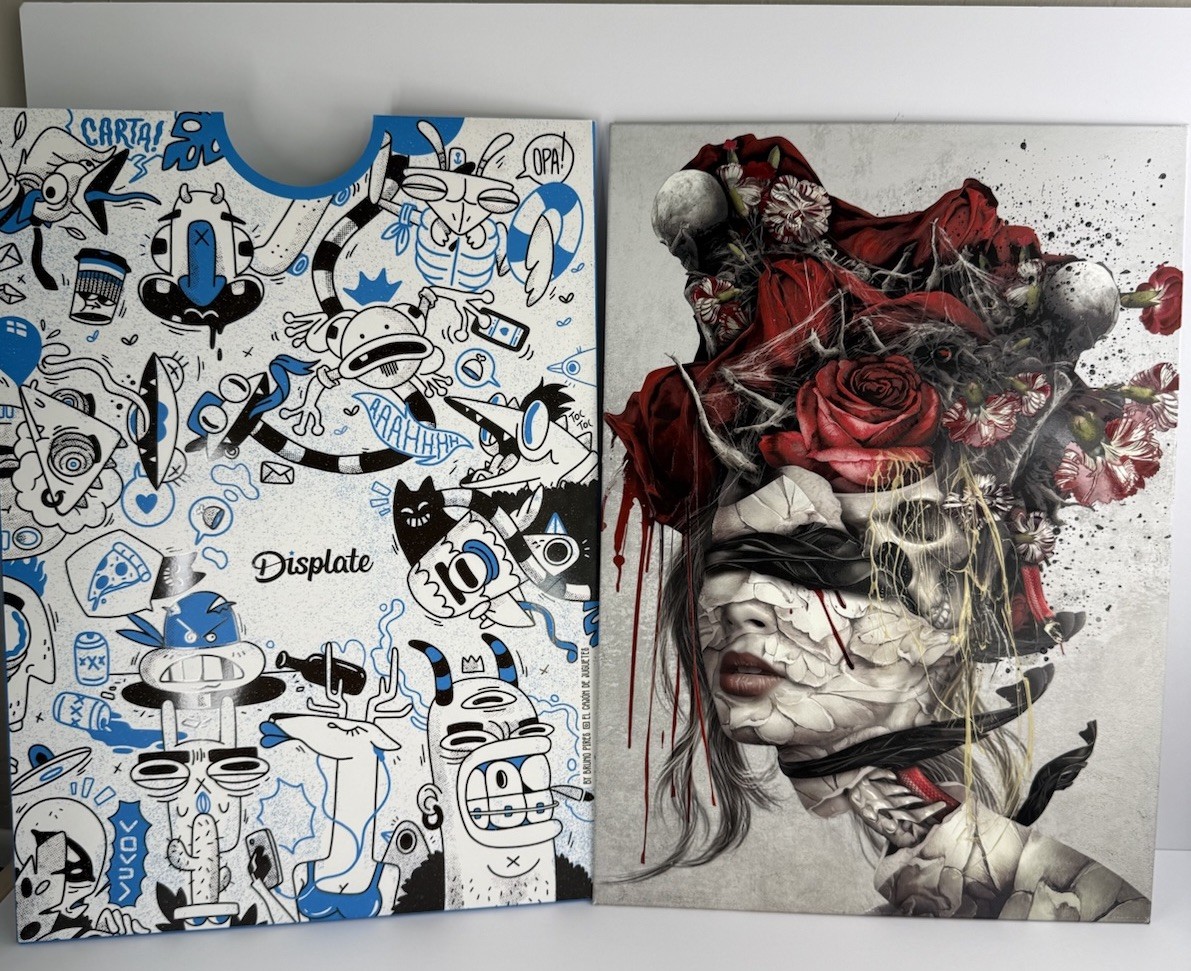 Displate Limited Edition Heart of Poison Metal Poster Riza Peker 518/1000 18x12