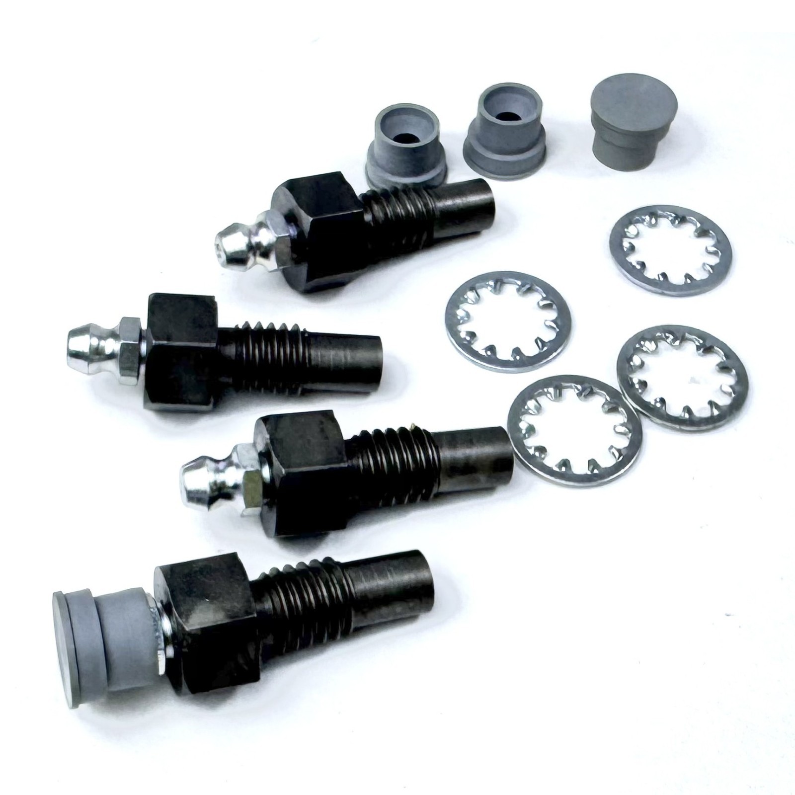 OEM PK4 Screws w/ Grease Fitting for Multiquip Whiteman Power Trowels 1322 OEM PK4 Screws w/ Grease Fitting for Multiquip Whiteman Power Trowels 1322
