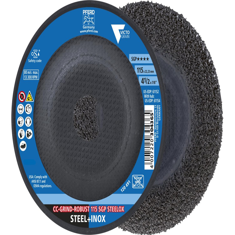 Pferd Cc-Grind-Robust 4-1/2 X 7/8 - Sgp Steelox Victograin Ceramic -