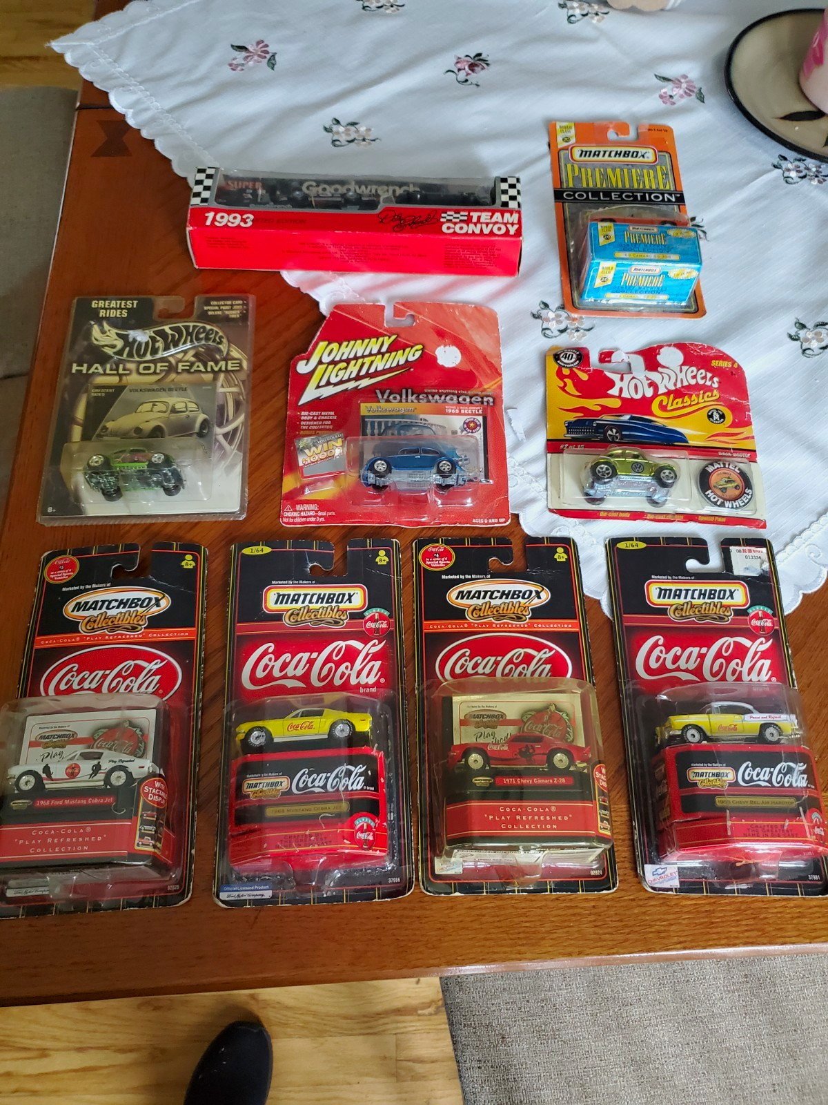 Mixed Brands 1:64 Diecast Car Lot Coca-Cola Matchbox Premiere Hot Wheels JL