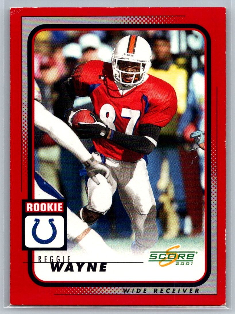 2001 Score - Rookie Reggie Wayne #301 (RC) 2001 Score - Rookie Reggie Wayne #301 (RC)