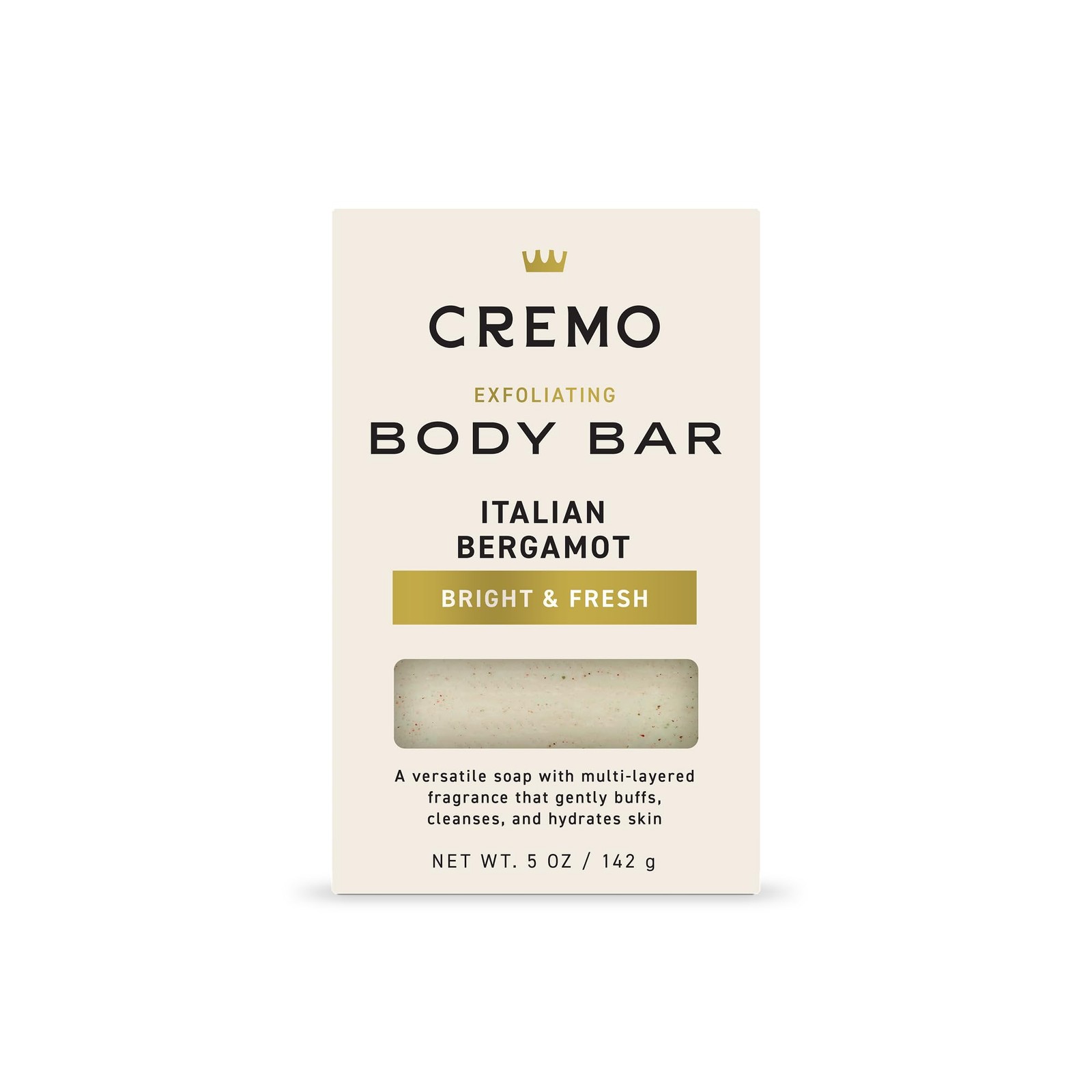 Cremo Exfoliating Body Bar for Men, Italian 5 Ounce (Pack of 1), Other Cremo Exfoliating Body Bar for Men, Italian 5 Ounce (Pack of 1), Other