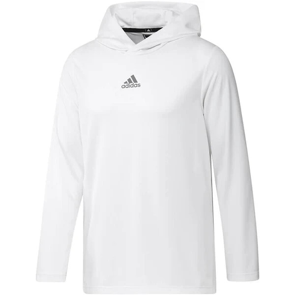 Adidas Stadium Heat.RDY Mens Longsleeve Hoodie- XL/ White