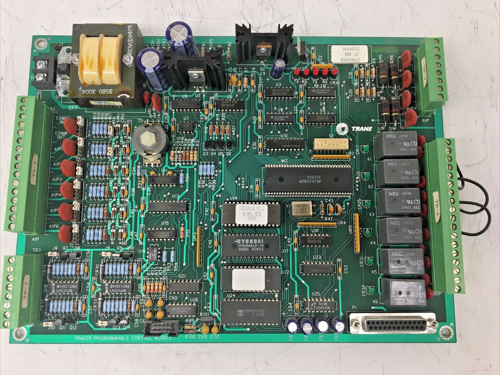 Trane Tracer PCM 50100721 REV 13 Programmable Control Module
