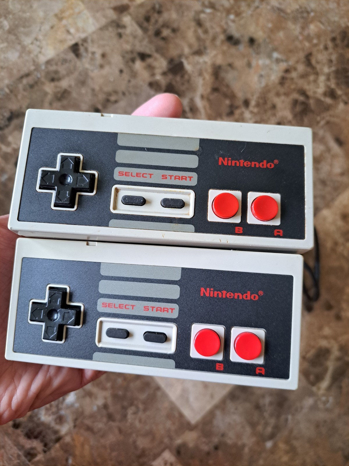 Vintage Nintendo NES OEM qty 2 Controllers working. Authentic free fast shipping Vintage Nintendo NES OEM qty 2 Controllers working. Authentic free fast shipping