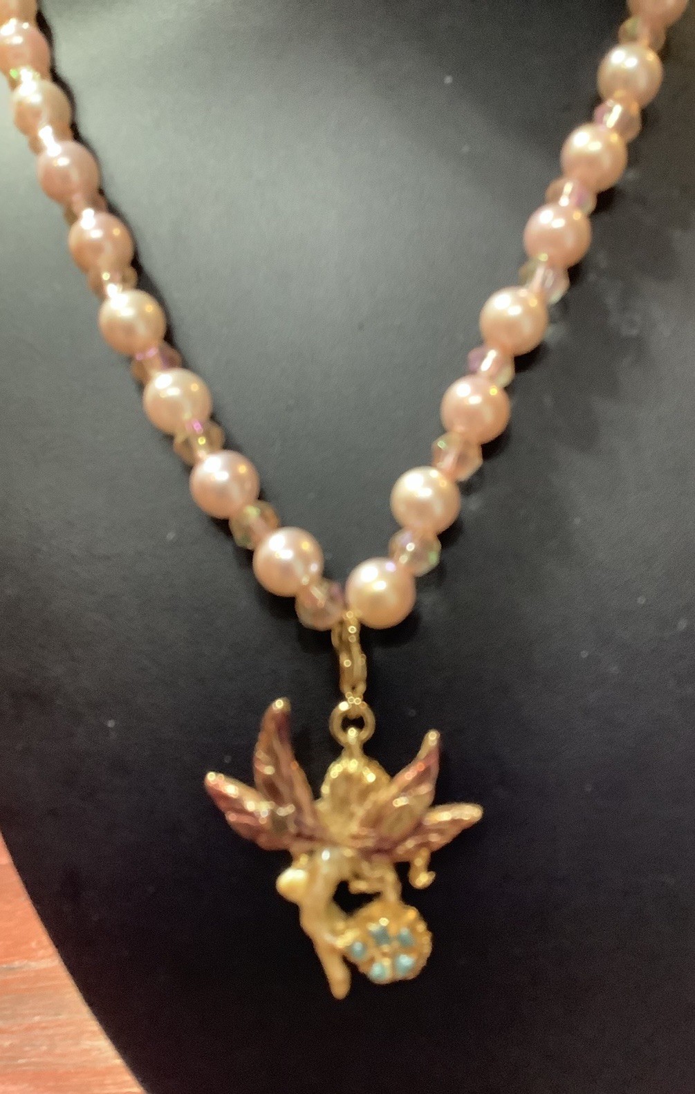 Kirk’s Folly Classic Pink Pearl Necklace 16-18” Beautiful Luster Fairy Kirk’s Folly Classic Pink Pearl Necklace 16-18” Beautiful Luster Fairy