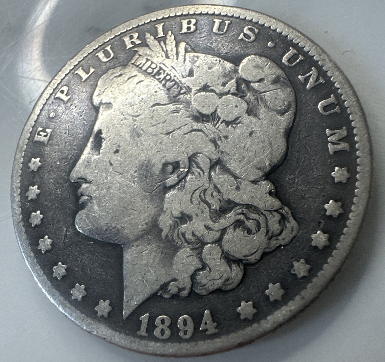 1894-O Morgan Silver Dollar Rare Better Key Date New Orleans Mint Ungraded VF