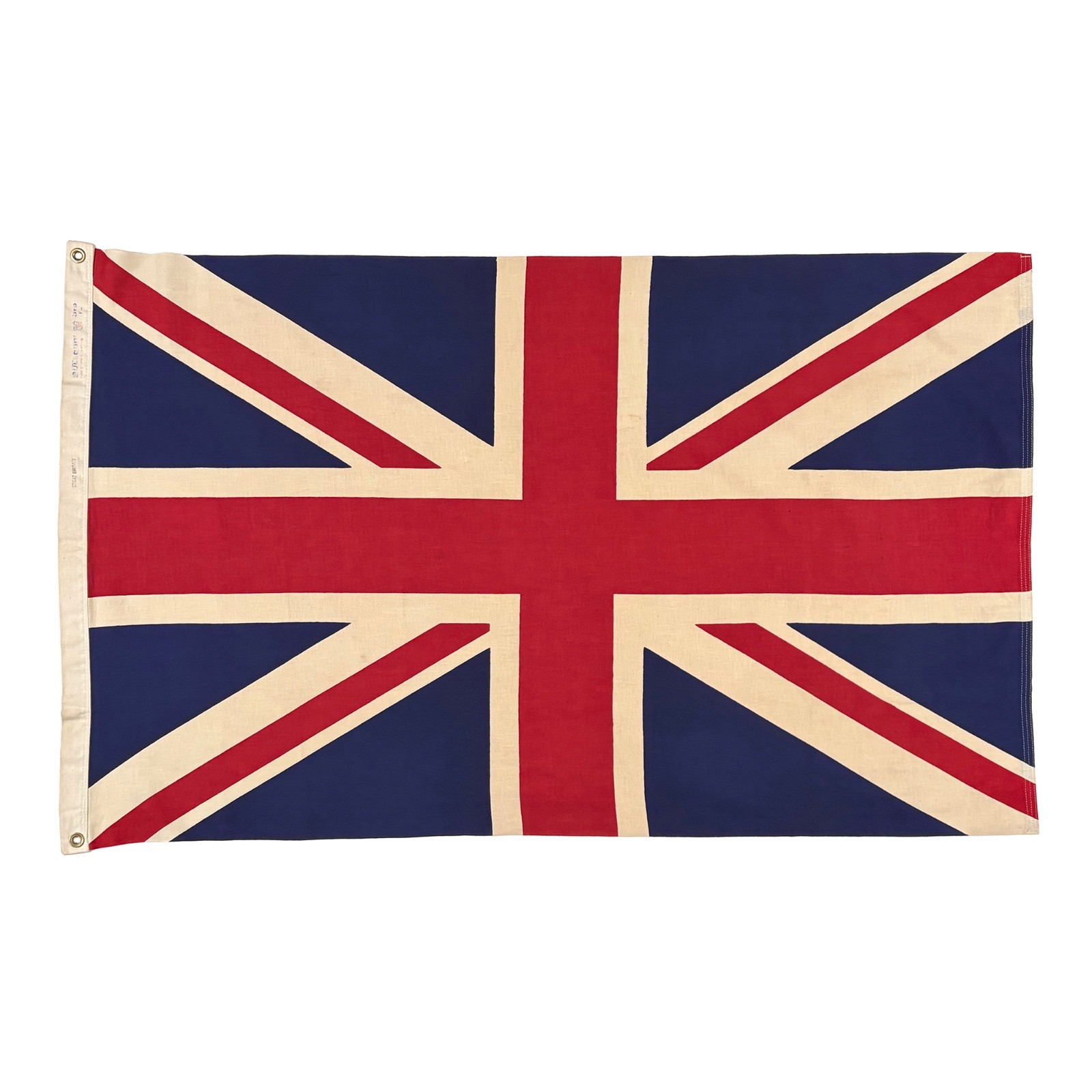 Vintage Cotton Union Jack Flag Printed Old Cloth United Kingdom UK British Art Vintage Cotton Union Jack Flag Printed Old Cloth United Kingdom UK British Art