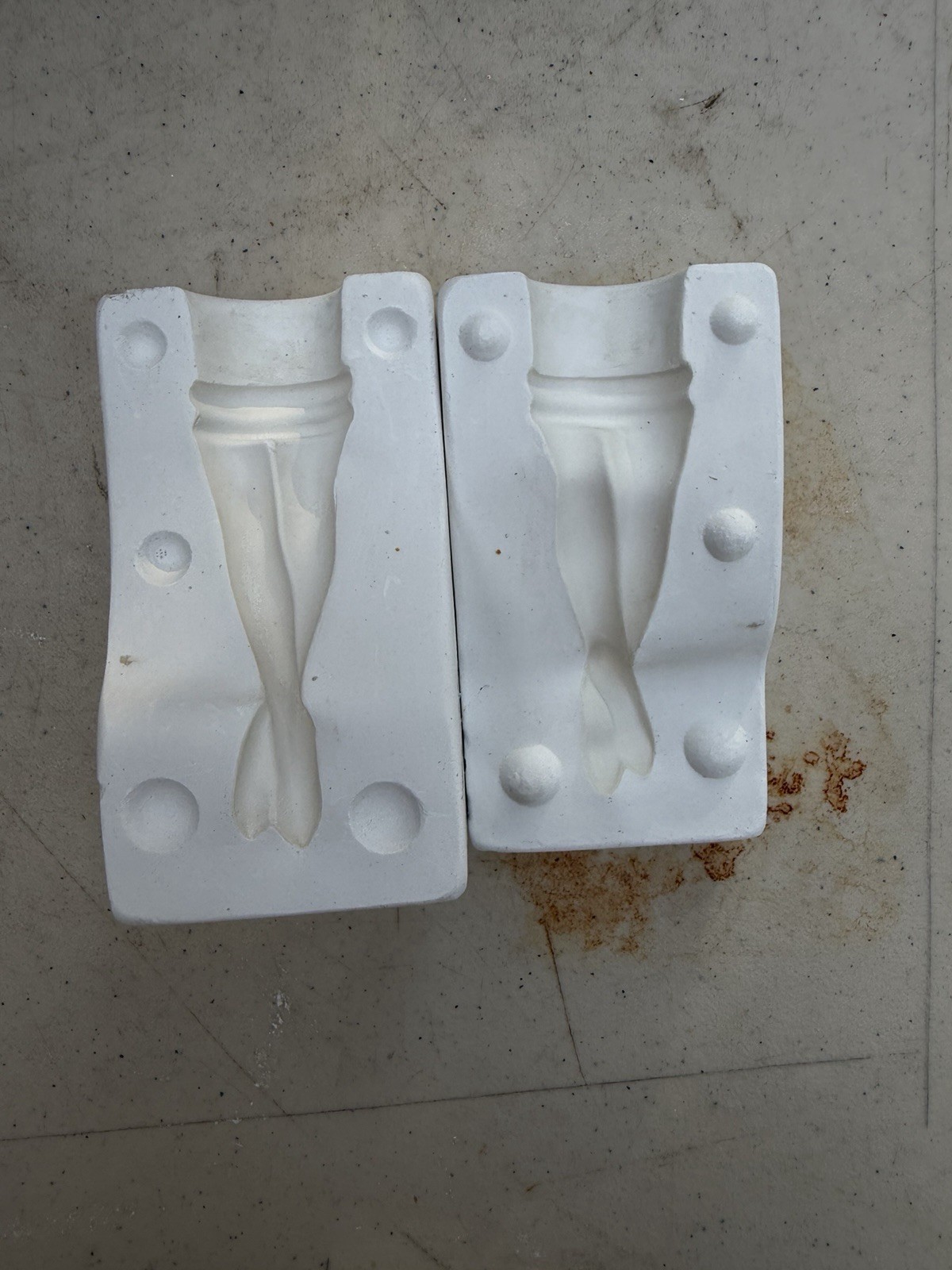 Vintage BM 1213 Hald Doll Crossed Legs for Pin Cushion Ceramic Mold Vintage BM 1213 Hald Doll Crossed Legs for Pin Cushion Ceramic Mold