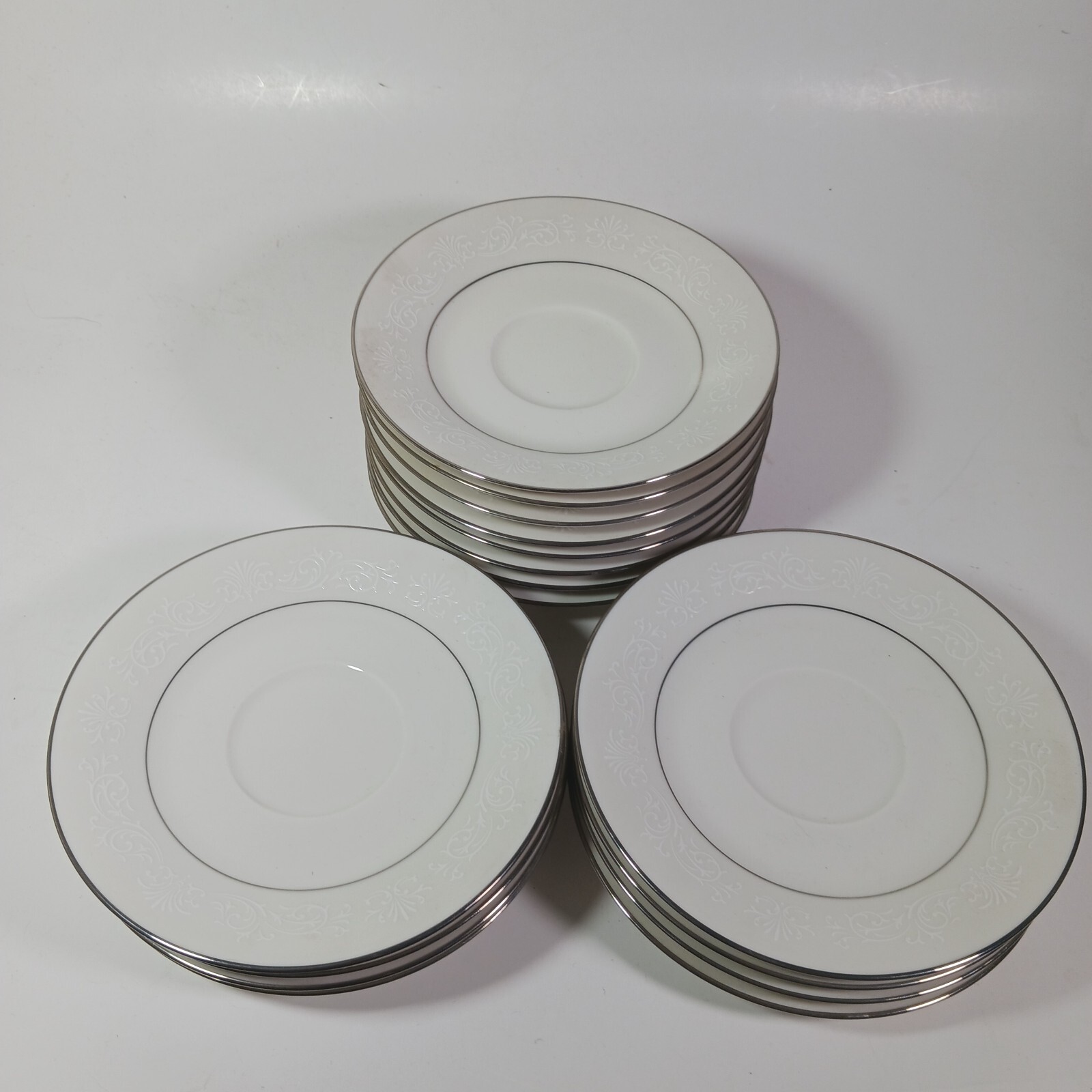 Noritake Ivory China Marseille 7550 Saucers 6\