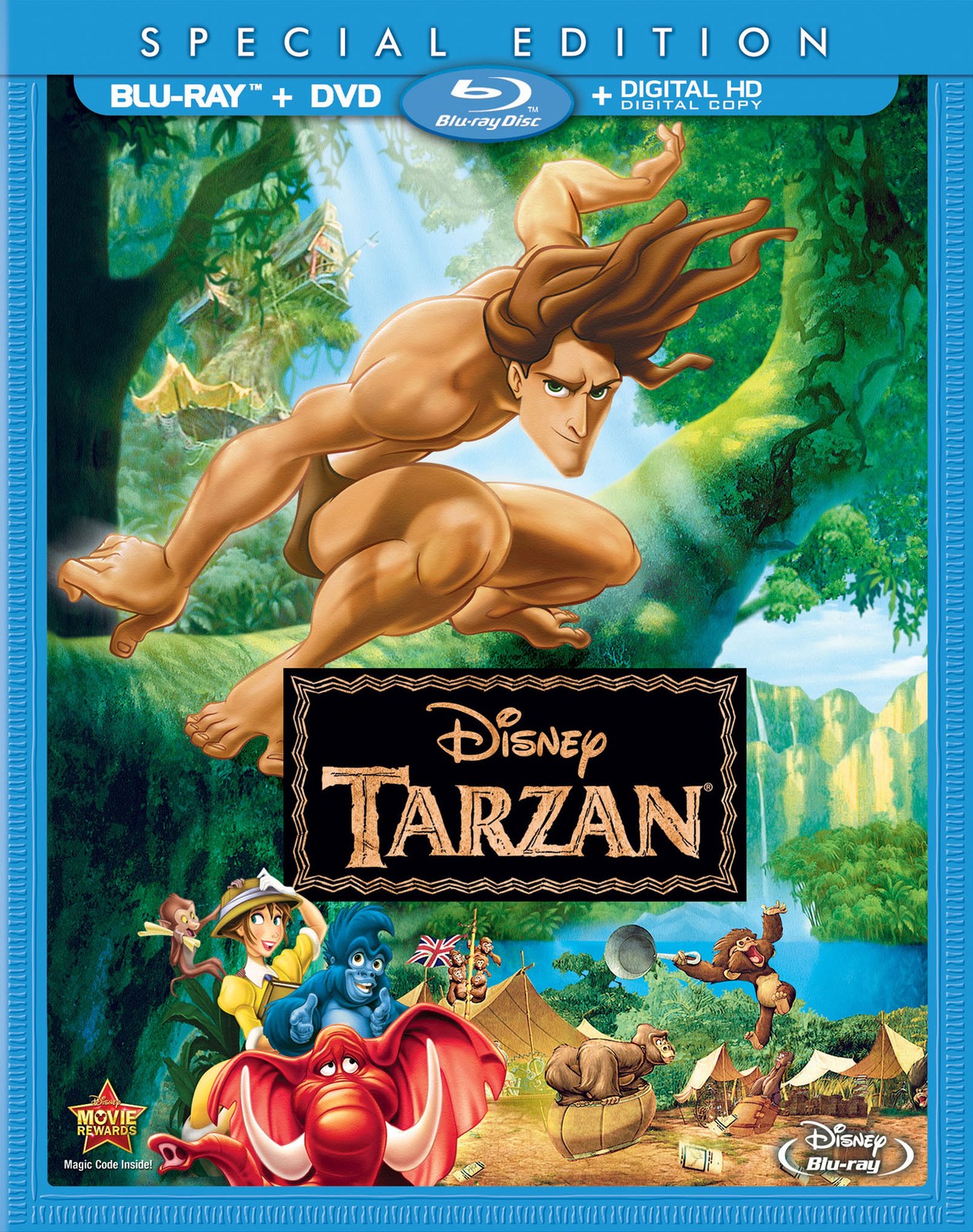 Tarzan (1999) (Blu-ray) NEW Tarzan (1999) (Blu-ray) NEW