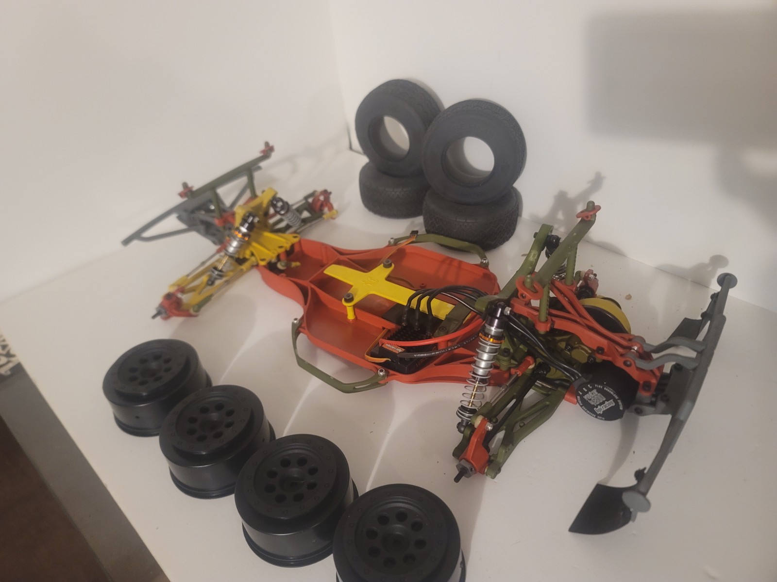 Rare Custom Dyed Hpi Blitz ESE Flux 1/10 Short Course Truck