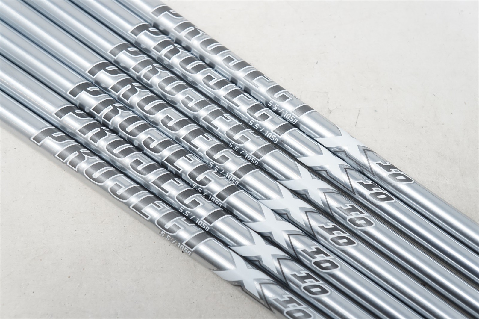 New Project X Io 5.5 Regular 105g #4-Pw Steel Iron Shaft Set Uncut .355 3-6-B