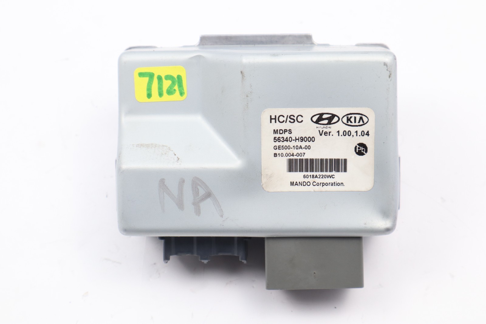 2018-2022 HYUNDAI ACCENT POWER STEERING CONTROL MODULE 56340-H9000 2018-2022 HYUNDAI ACCENT POWER STEERING CONTROL MODULE 56340-H9000