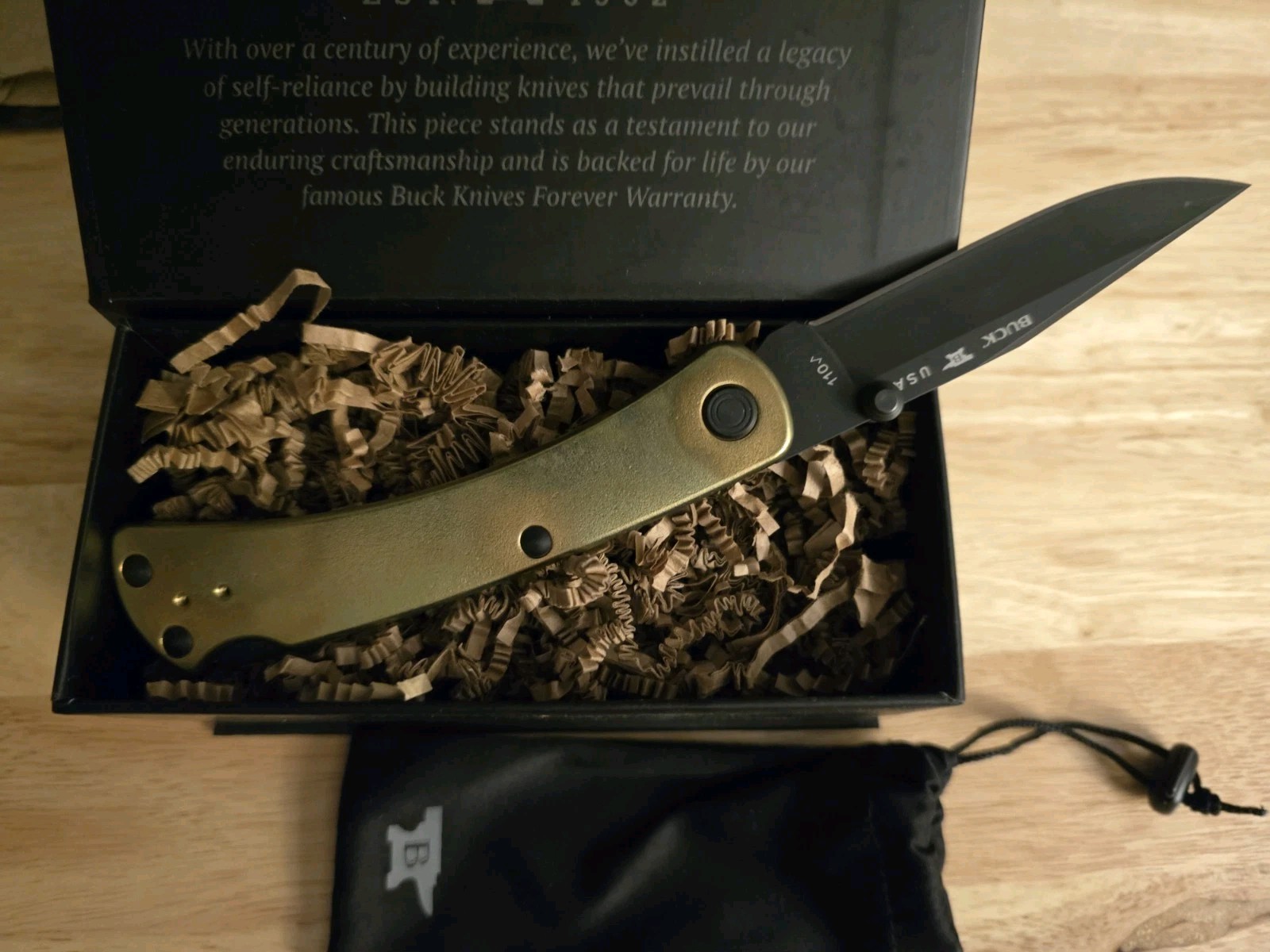 Buck Knife MAY 2023 BOTM - 0110BRS1BOTM-B Model 110 Slim Pro TRX - One Of 750 Buck Knife MAY 2023 BOTM - 0110BRS1BOTM-B Model 110 Slim Pro TRX - One Of 750