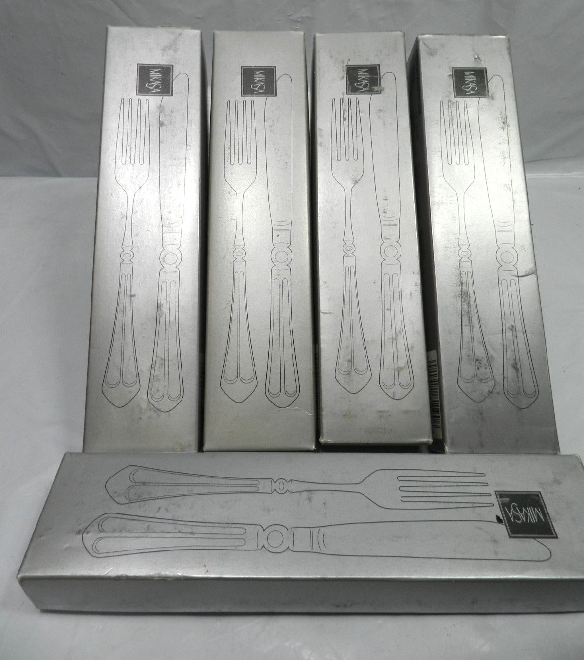 Mikasa FRENCH COUNTRYSIDE 18/10 Stainless 25pc Flatware (Service for 5) NIB V17H Mikasa FRENCH COUNTRYSIDE 18/10 Stainless 25pc Flatware (Service for 5) NIB V17H