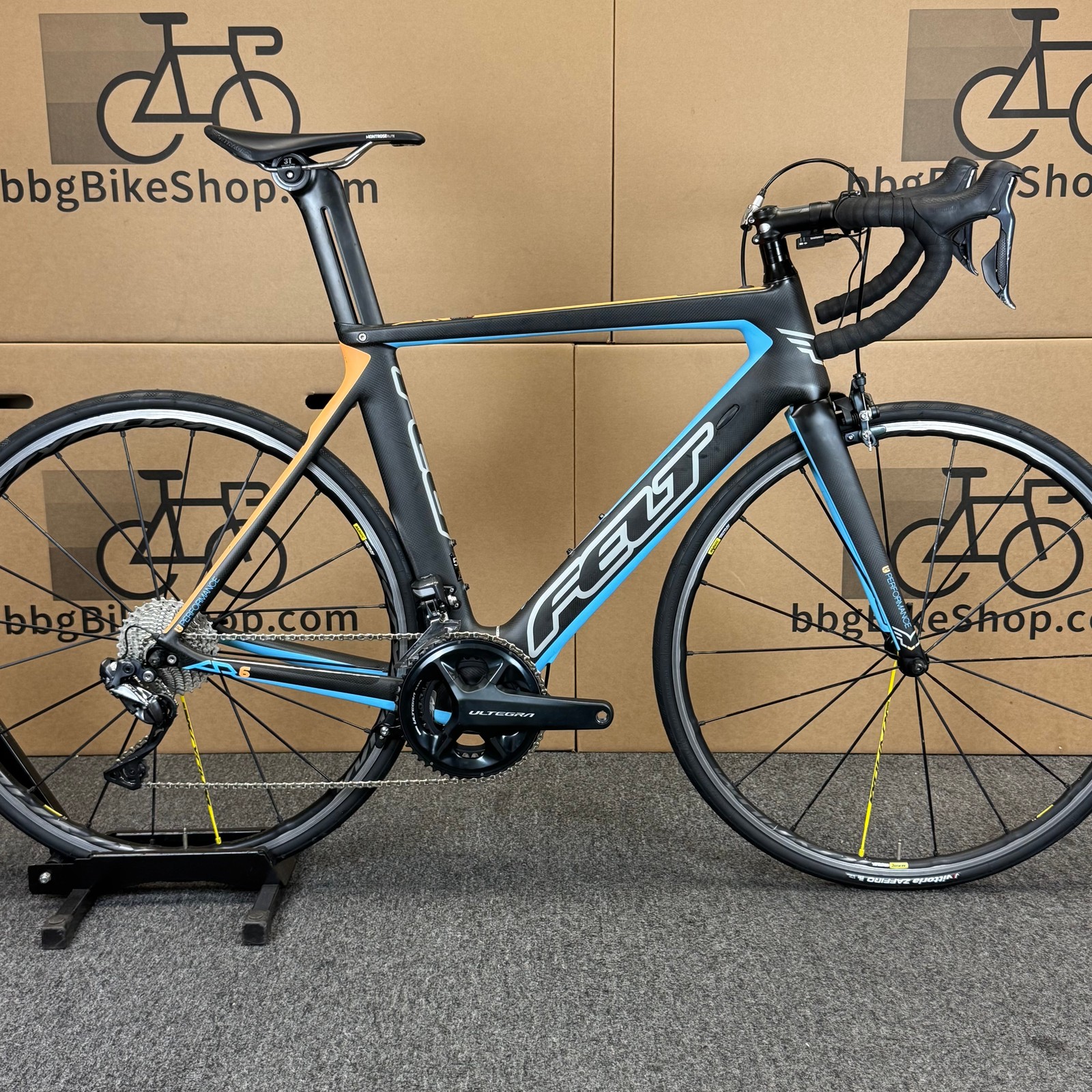 Used Felt AR6, Shimano Ultegra Di2 11-Speed, Carbon Aero Road Bike-2017, 56cm