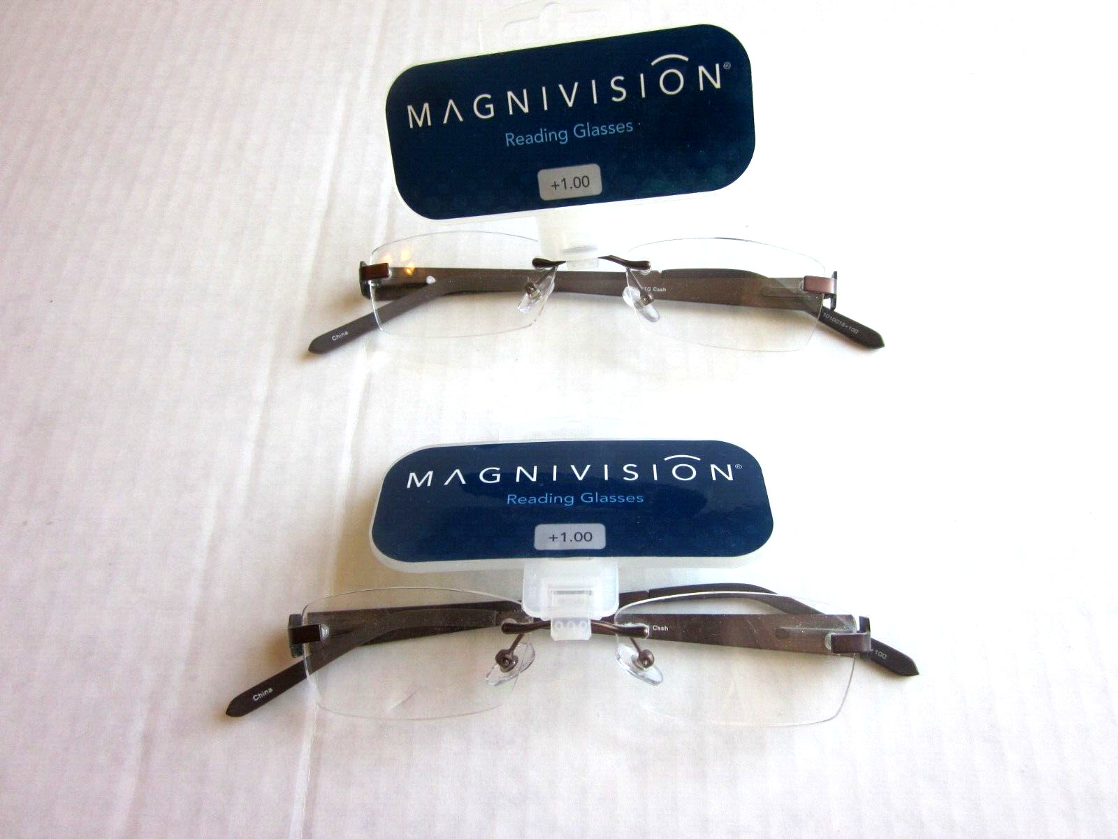 CLOSEOUT Magnivision Reading Glasses \'Cash\' - +1.00 - 2 Pairs CLOSEOUT Magnivision Reading Glasses \'Cash\' - +1.00 - 2 Pairs