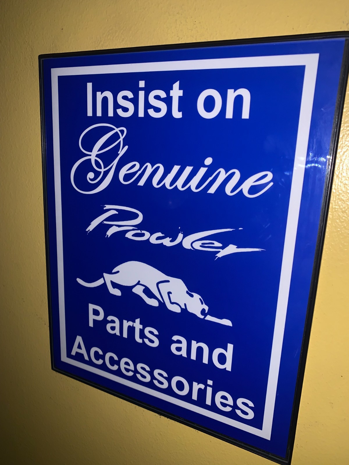 Plymouth Prowler Motors GenParts Auto Garage Mechanic Advertising Man Cave Sign Plymouth Prowler Motors GenParts Auto Garage Mechanic Advertising Man Cave Sign