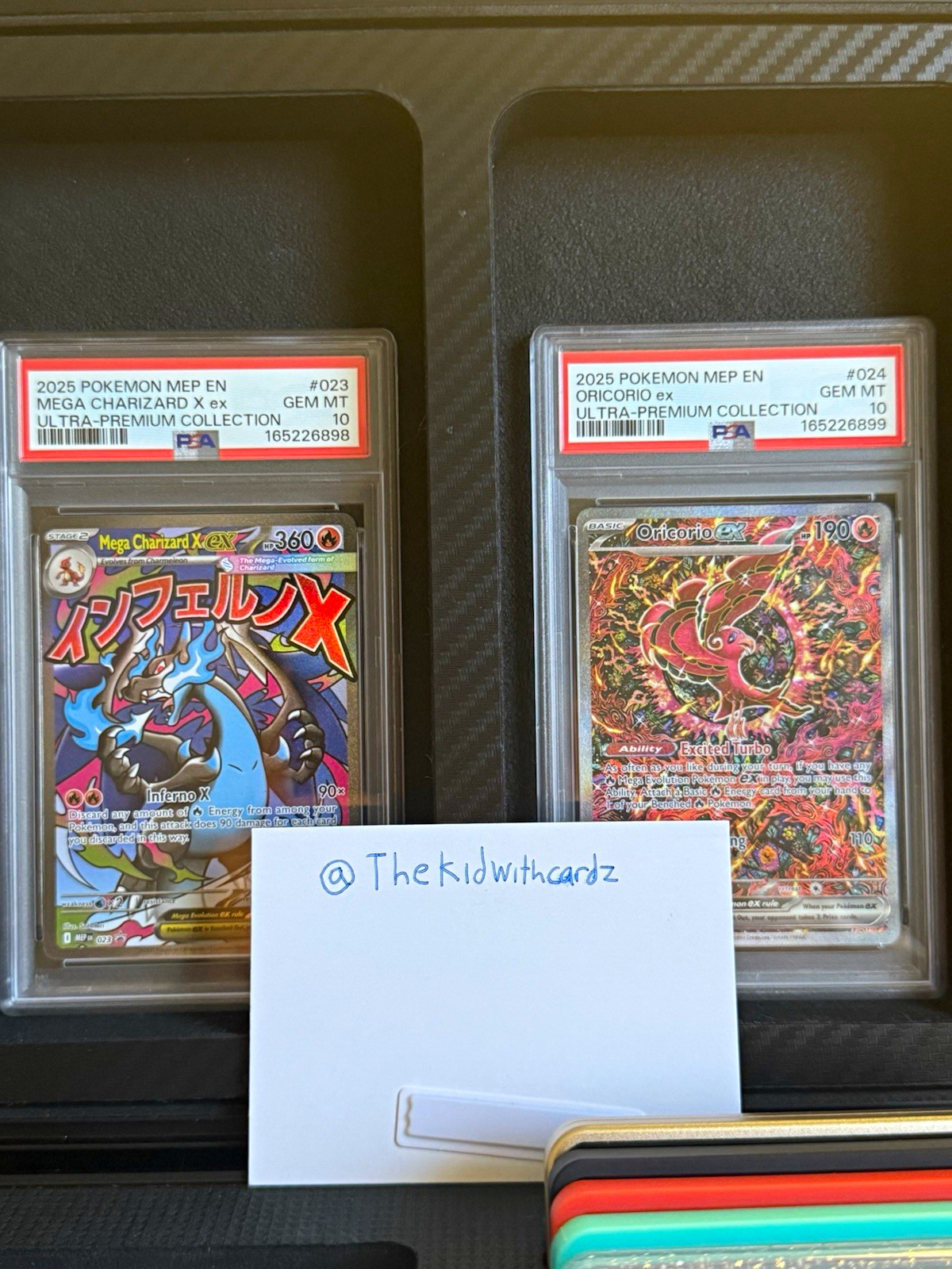 PSA 10 Mega Charizard ex + Oricorio ex 023 024 Sequential Ultra Premium SET PSA 10 Mega Charizard ex + Oricorio ex 023 024 Sequential Ultra Premium SET
