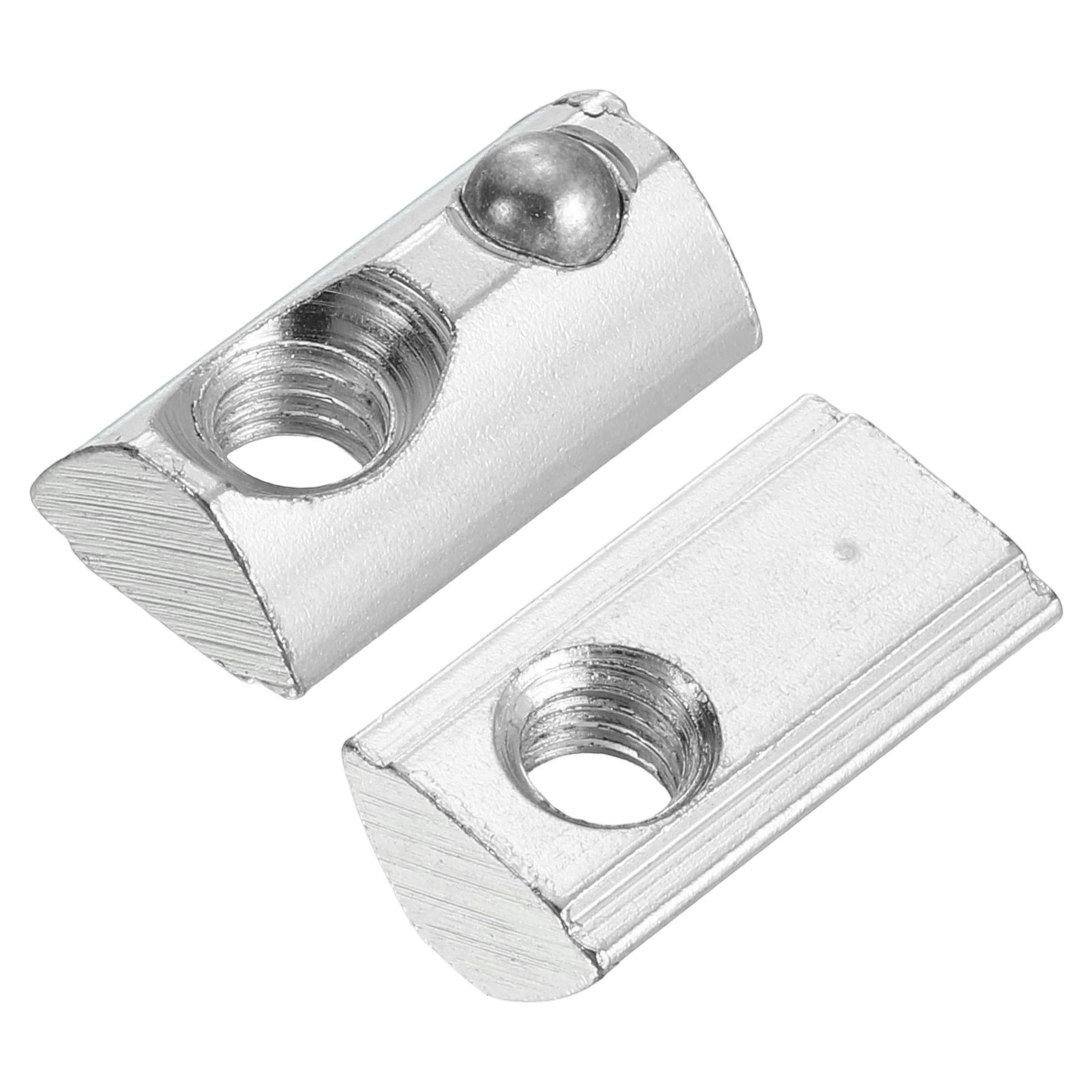 25Pcs M6 T Spring Nut 3030 Series Half Round Roll in Spring with Slot 8mm