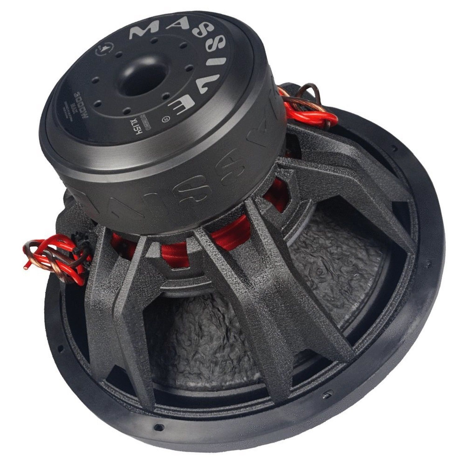 MASSIVE AUDIO SUMMOXL154 15 Inch 3000W SUMMO SERIES Dual 4 Ohm Car Subwoofer