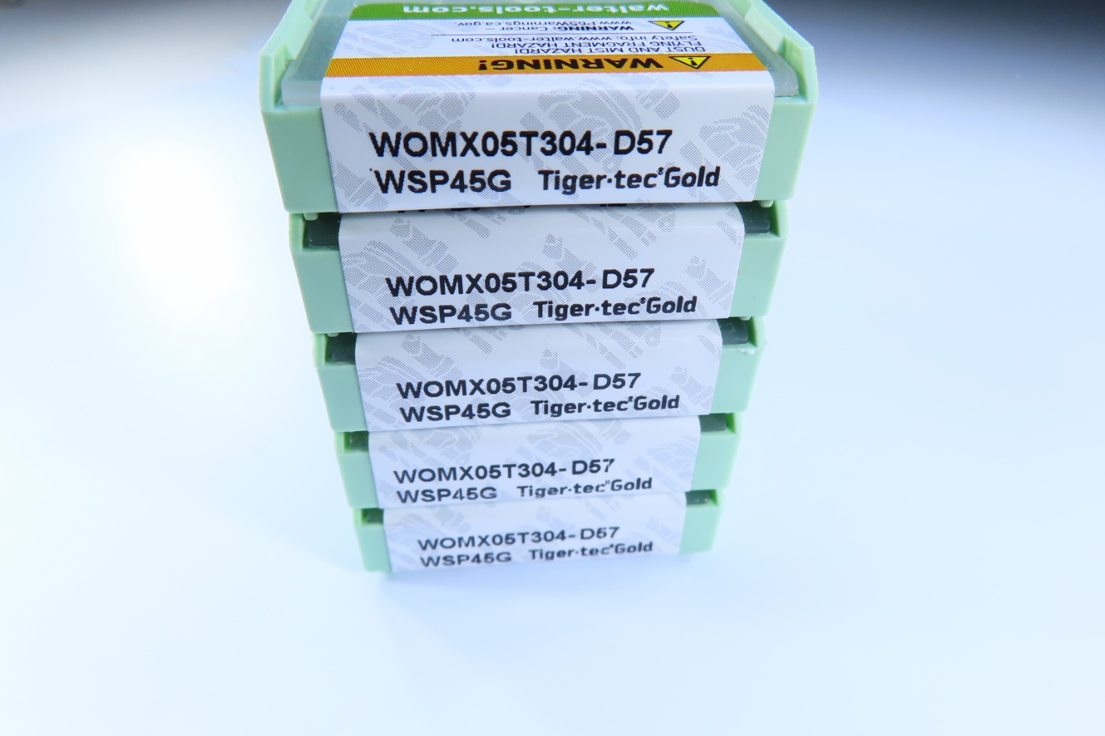 LOT ( 5 ) NEW BOX ( 50 PCS ) WALTER WOMX05T304-D57 WSP45G CARBIDE INSERTS TOOLS