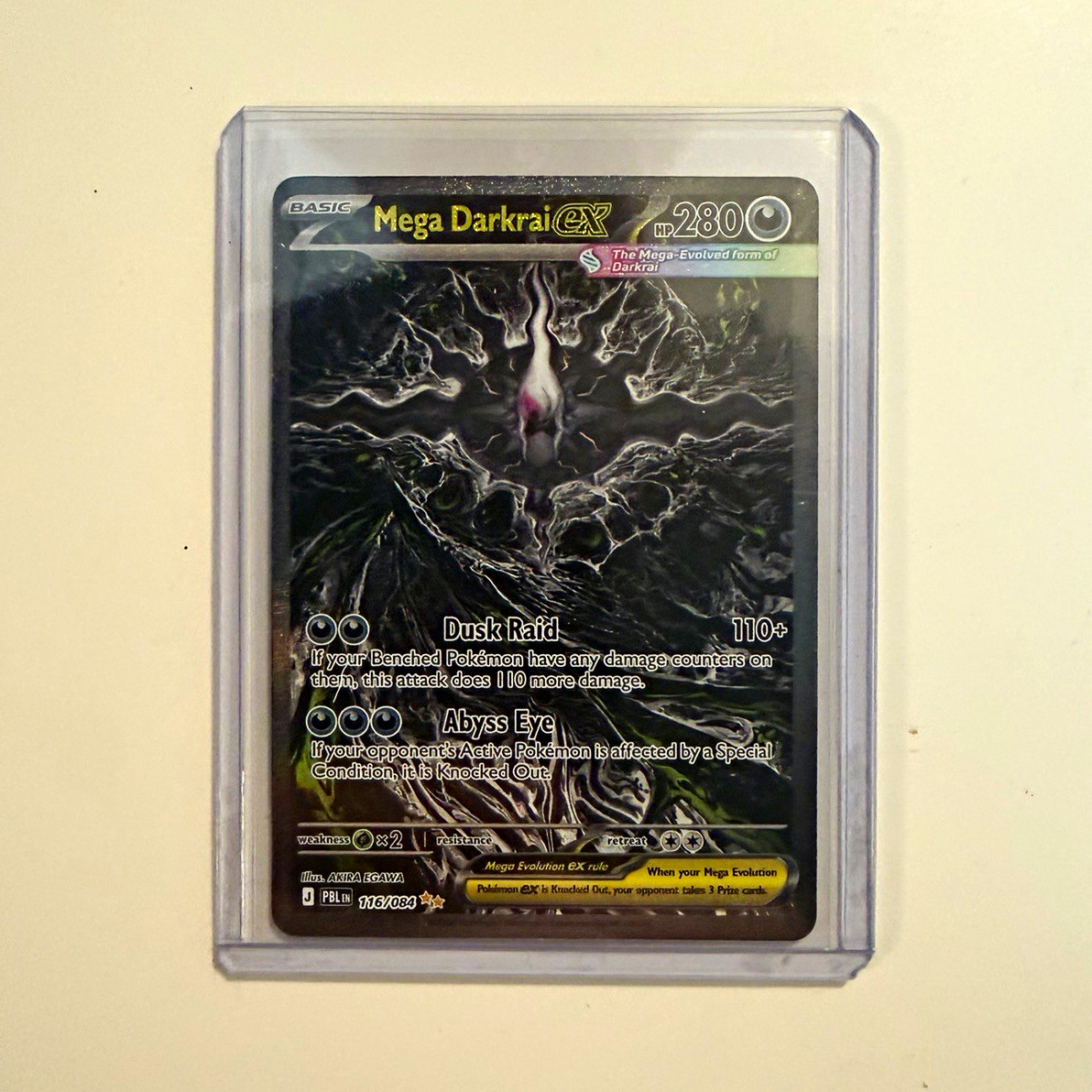 Pokemon TCG Mega Darkrai EX 116/084 XY Ancient Origins Full Art Holo Ultra Rare Pokemon TCG Mega Darkrai EX 116/084 XY Ancient Origins Full Art Holo Ultra Rare
