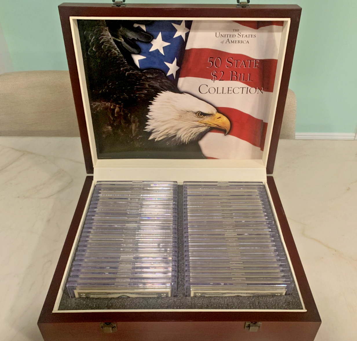 Two Dollar Bill 50 state collection Uncirculated 50 Piece Collection Two Dollar Bill 50 state collection Uncirculated 50 Piece Collection
