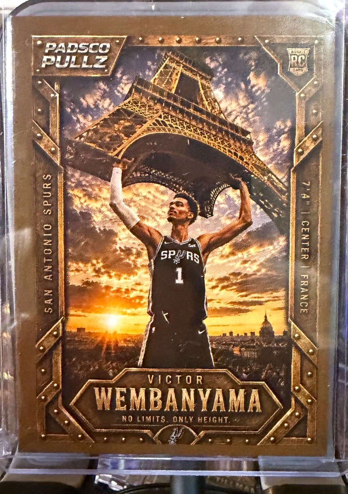 PadscoPullz Custom Victor Wembanyama Eiffel Tower France Rookie Card PadscoPullz Custom Victor Wembanyama Eiffel Tower France Rookie Card