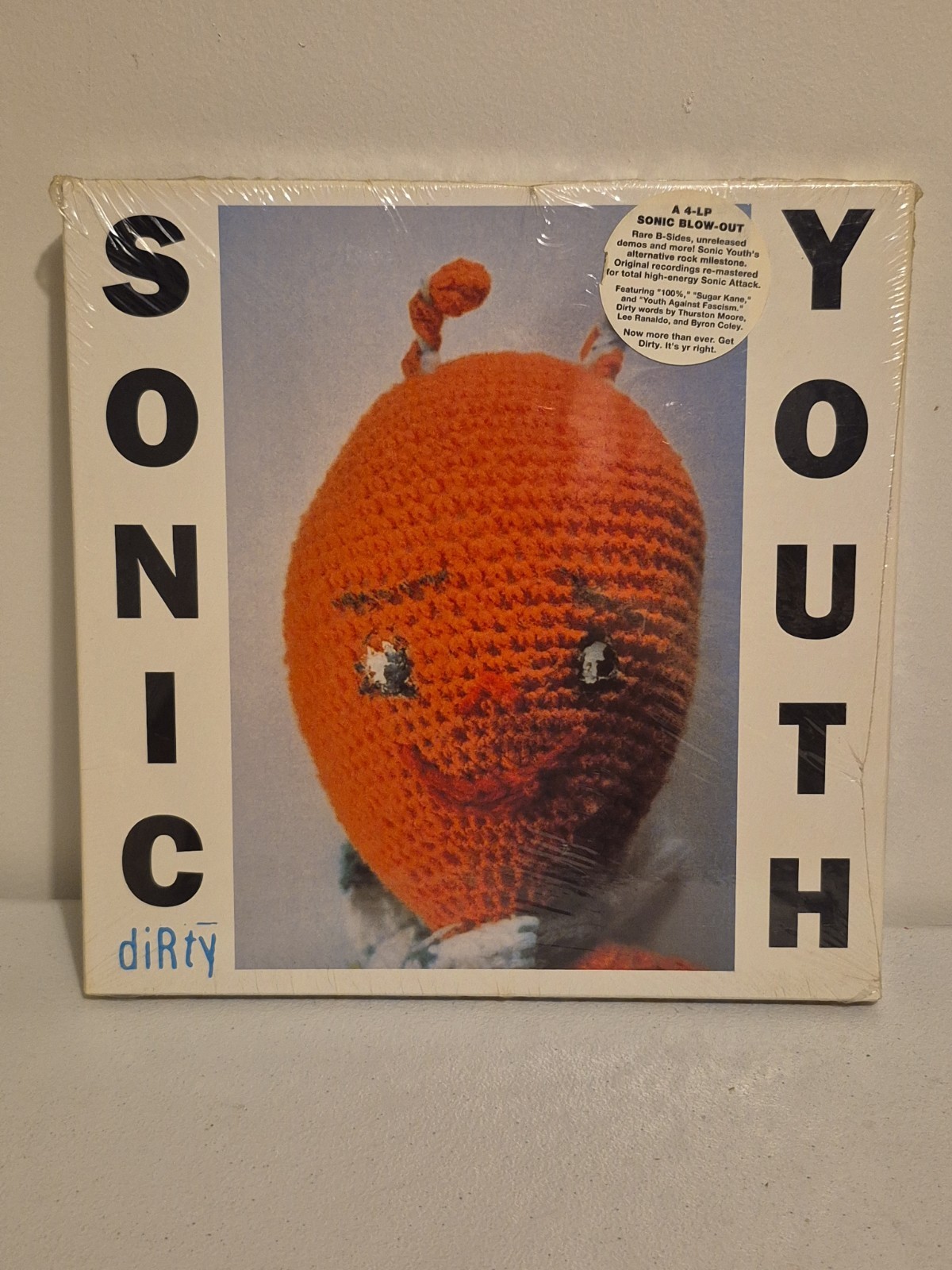 Sonic Youth Dirty Sealed 4LP Vinyl Box Set New Sonic Youth Dirty Sealed 4LP Vinyl Box Set New