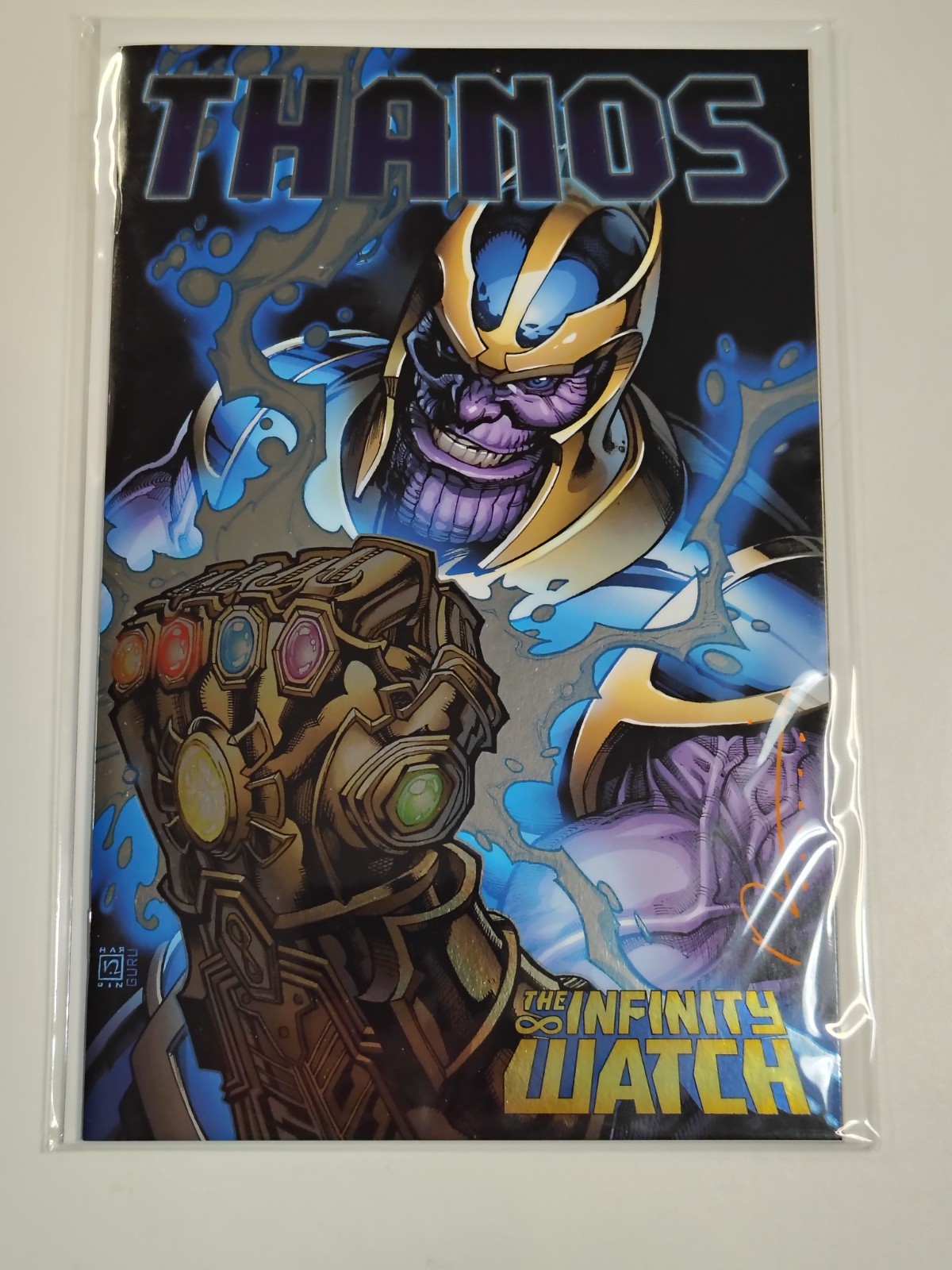 Thanos Annual 2024 #1 Chad Hardin Foil Signed w/COA