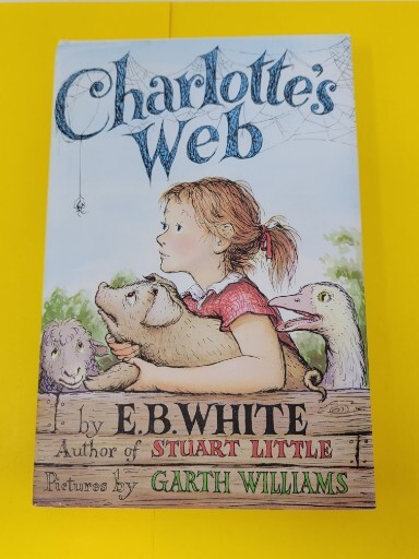 Vintage Charlotte\'s Web Hardcover Book Signed by Garth Williams Autograph RARE 