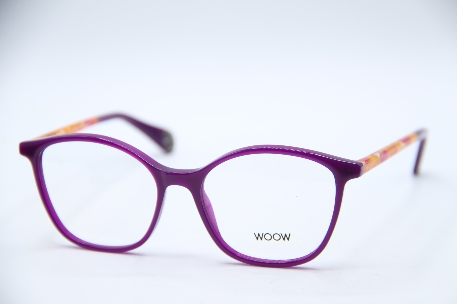 NEW WOOW GET READY 2 COL.0296 PURPLE ORANGE AUTHENTIC EYEGLASSES 50-16
