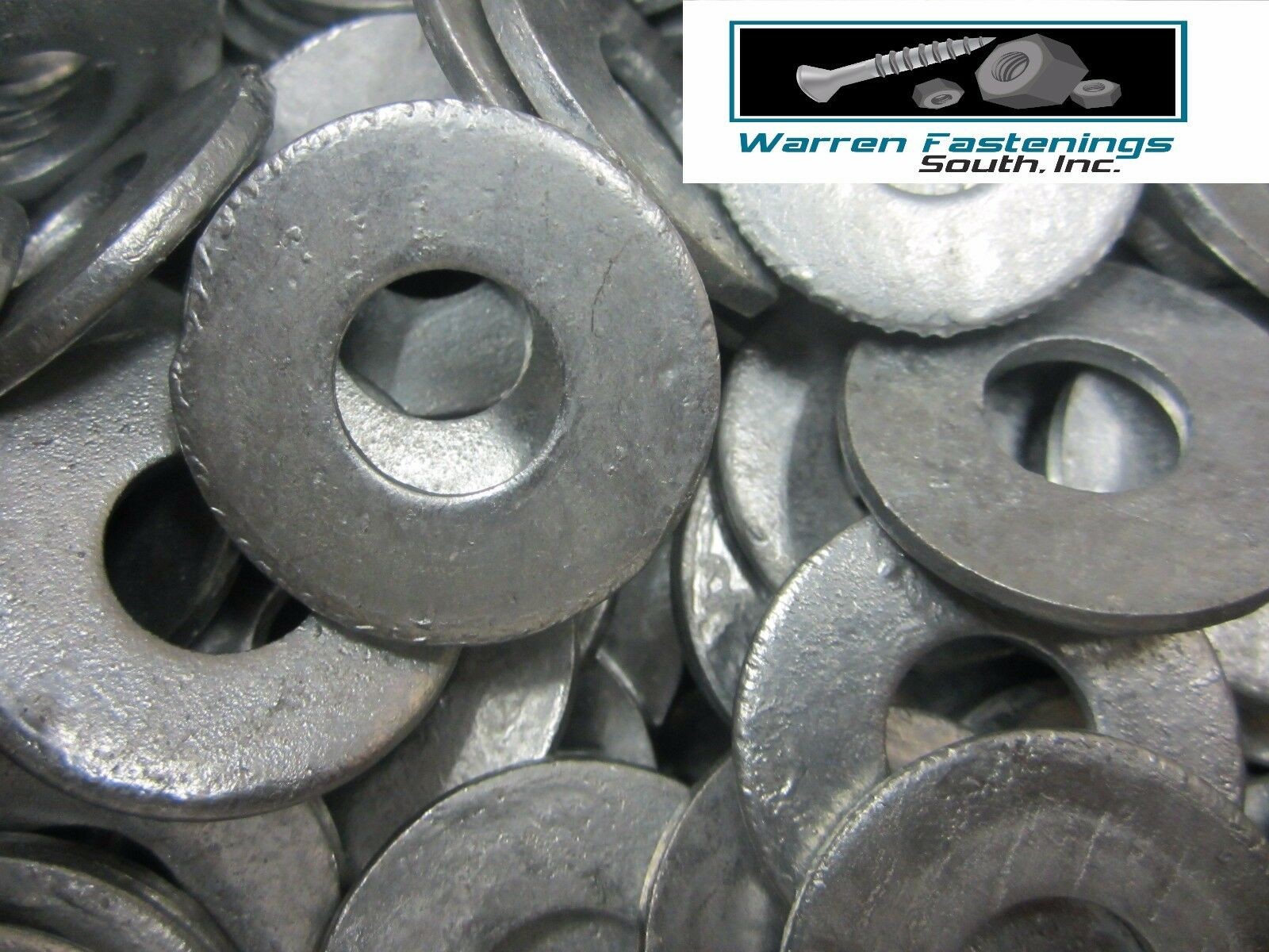 3/4 & 7/8 Flat Washers Hot Dipped Galvanized 50 Pieces Each