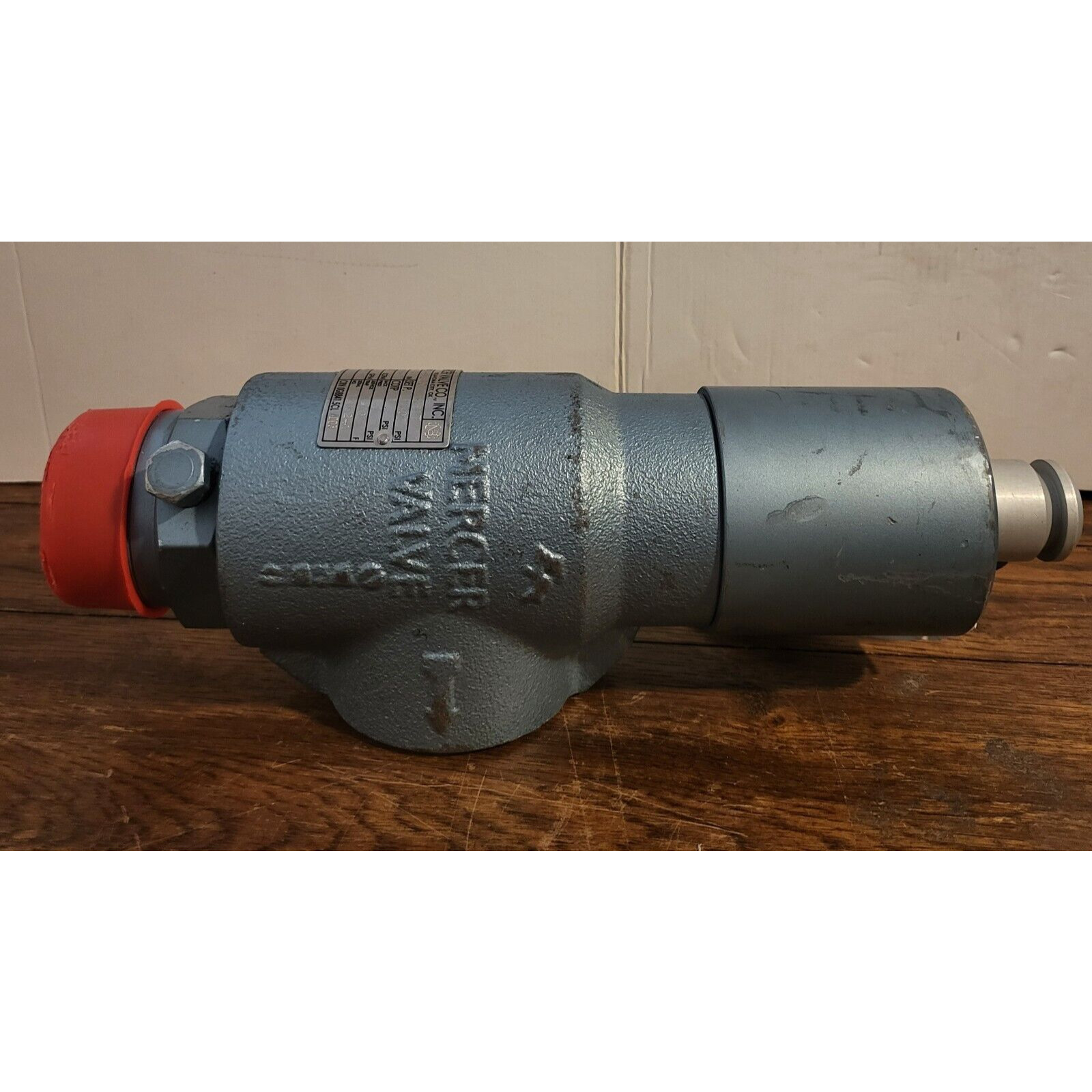 Mercer pressure relief Valve 9100 Threaded “G” Orifice - 91-43G51P34C1T