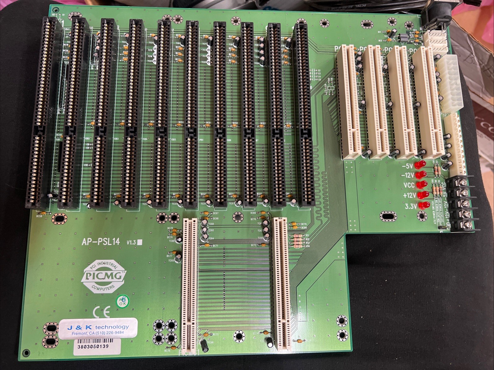 PCI Industrial Computers Model: AP-PSL14 Backplane Board. Ver. V1.3 fast ship PCI Industrial Computers Model: AP-PSL14 Backplane Board. Ver. V1.3 fast ship