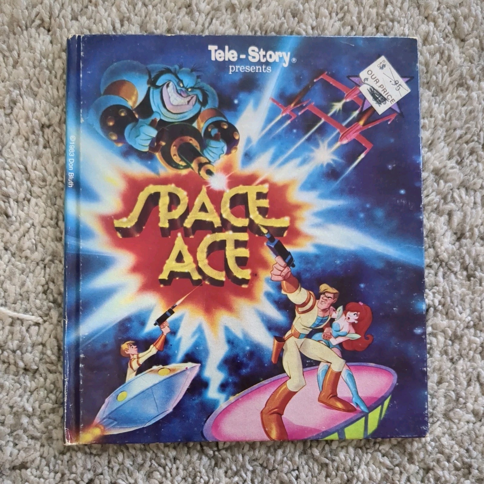 Vintage 1984 Tele-Story Presents SPACE ACE Book By Roy Landsdon Dan Kuenster Vintage 1984 Tele-Story Presents SPACE ACE Book By Roy Landsdon Dan Kuenster