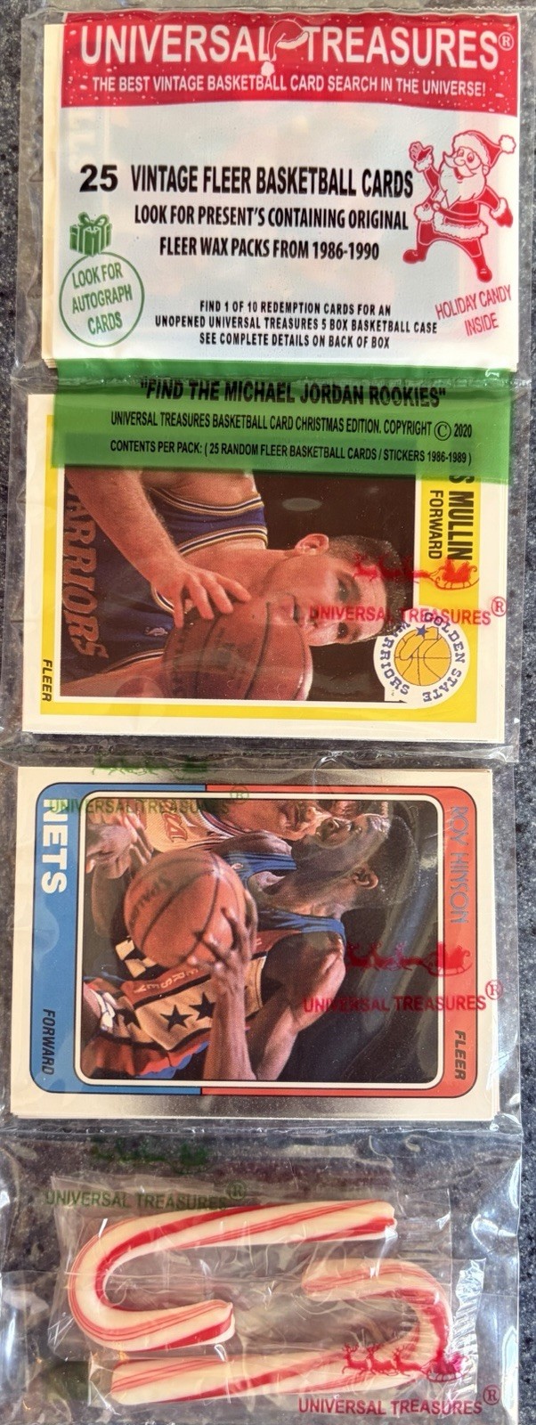 UNIVERSAL TREASURES BASKETBALL Mystery Rack 25 Cards 1986-1989 FLEER JORDAN RC