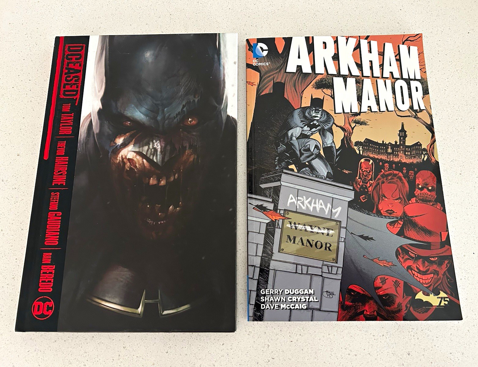 DC Comics Batman DCeased & Arkham Manor Trade Paperbacks Lot of 2 DC Comics Batman DCeased & Arkham Manor Trade Paperbacks Lot of 2