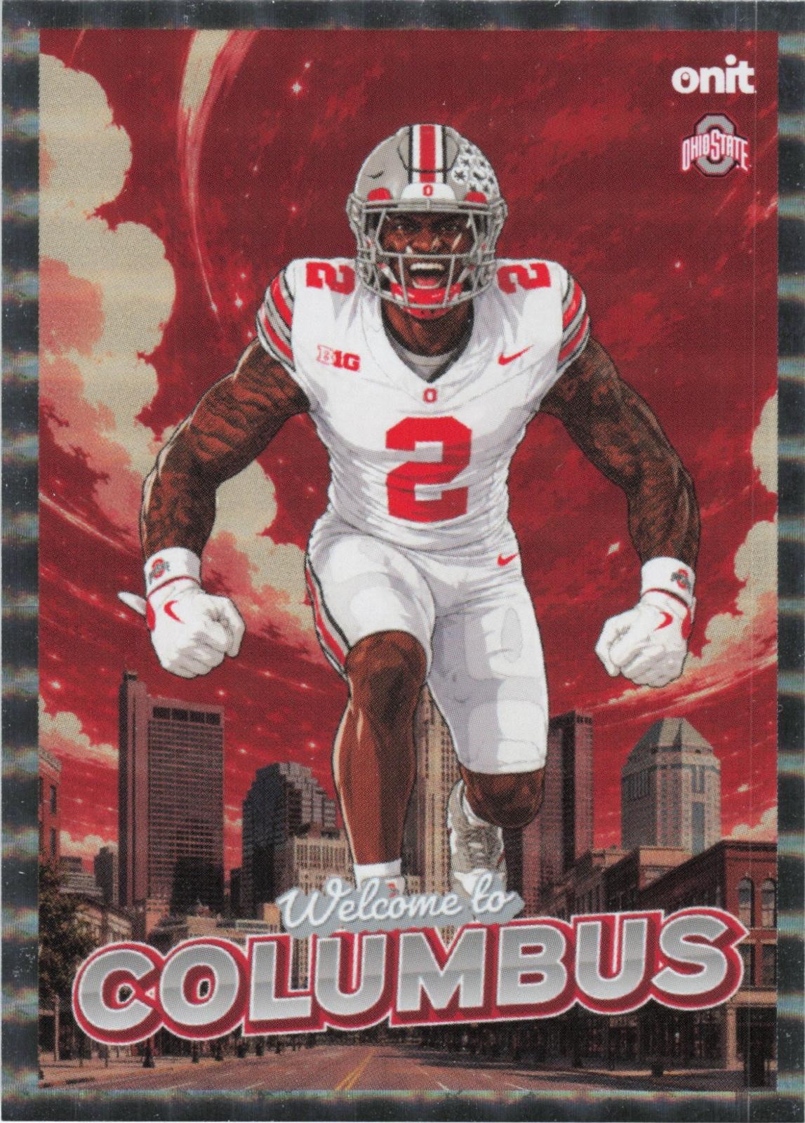 2026 Onit Ohio State Buckeyes #CL-3 Kenyatta Jackson Jr. City Limits SSP 2026 Onit Ohio State Buckeyes #CL-3 Kenyatta Jackson Jr. City Limits SSP