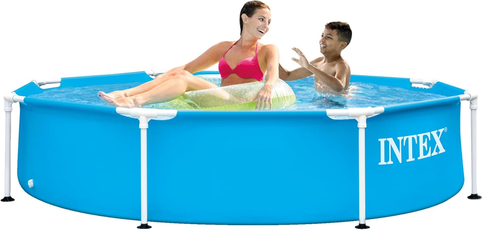 INTEX 28205EH Metal Frame above Ground Swimming Pool: 8Ft X 20In – Puncture-Resi INTEX 28205EH Metal Frame above Ground Swimming Pool: 8Ft X 20In – Puncture-Resi
