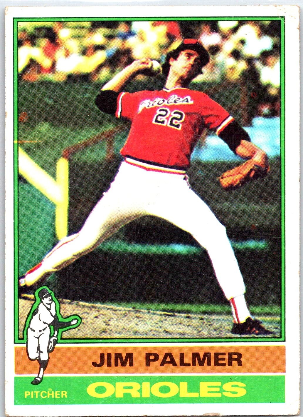 1976 Topps - Jim Palmer #450 (EX)